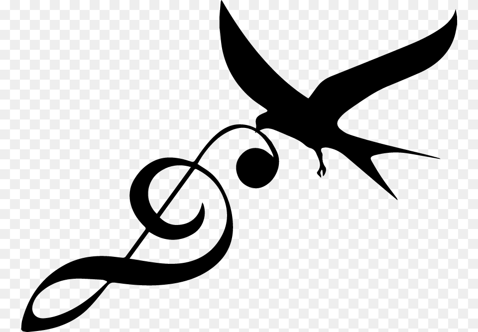 The Famous Mockingbird Logo Music, Gray Png