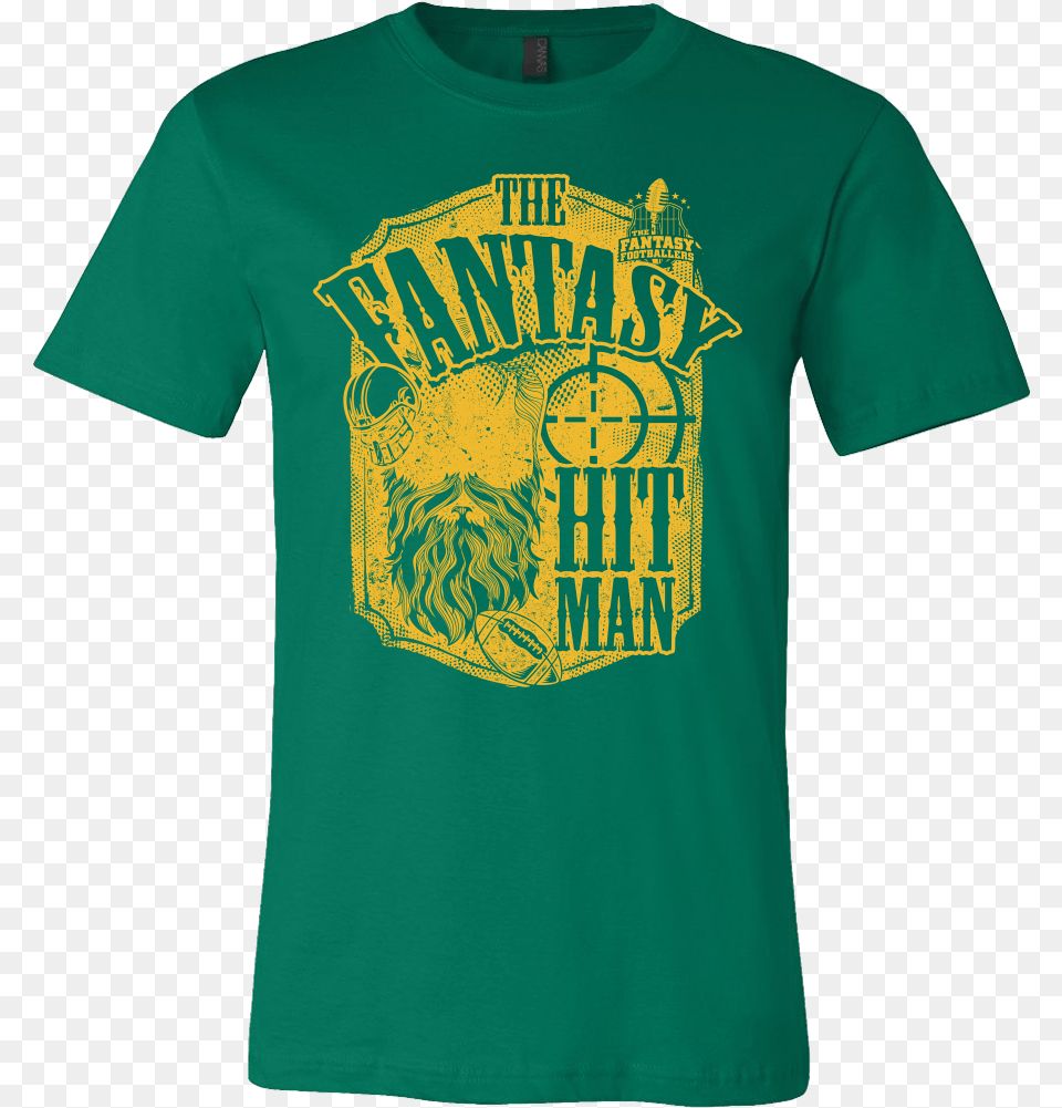 The Fantasy Hitman Green T Shirt, Clothing, T-shirt Free Transparent Png