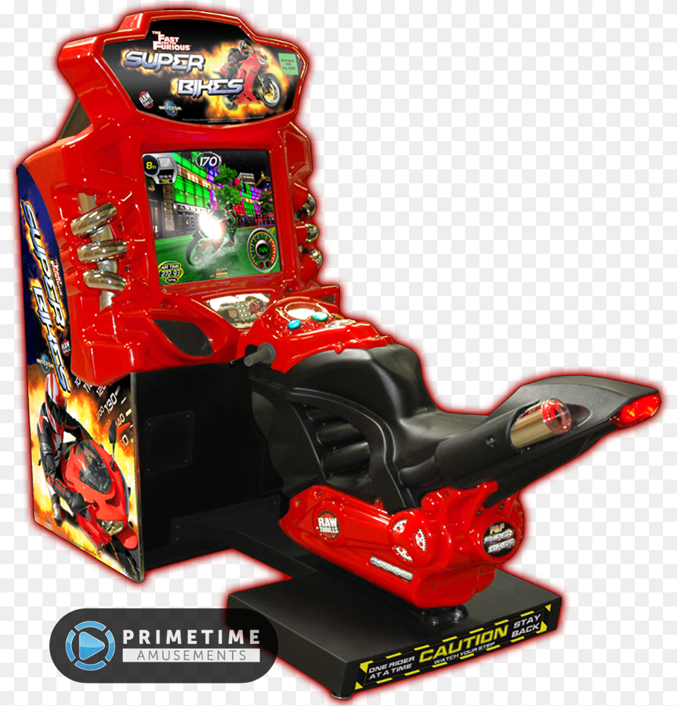 The Fast And The Furious Super Bikes Arcade Game Raw Thrills Super Bikes, Arcade Game Machine Free Transparent Png