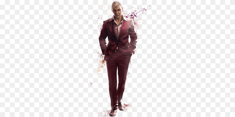 The Figures Of Far Cry 4 Pagan Min, Suit, Blazer, Clothing, Coat Free Png Download