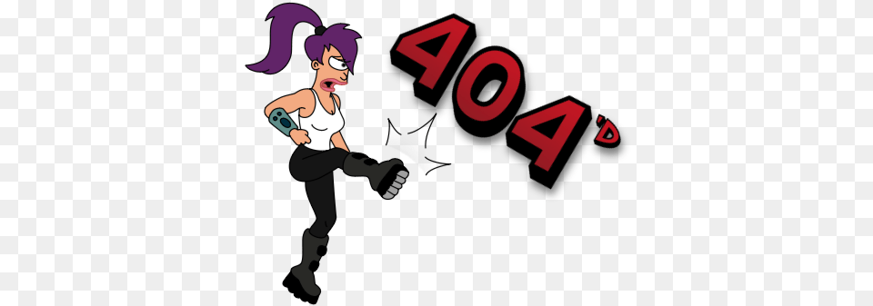 The File You Want Wasn39t Found On This Server Futurama Leela Kick, Book, Publication, Baby, Person Free Png
