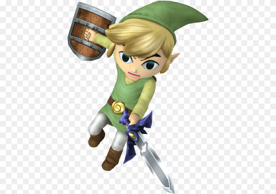 The Final Of The Three Cosmetic Sets I Made For Toon Toon Link Render, Baby, Person, Blade, Dagger Free Transparent Png