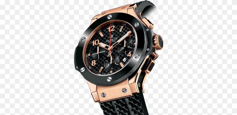 The First Big Bang Hublot Big Bang 44mm Rose Gold Hublot Geneve Big Bang 2008, Arm, Body Part, Person, Wristwatch Png