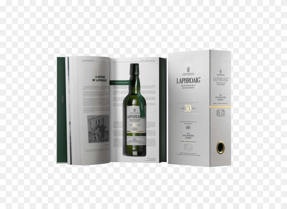 The First Chapter Laphroaig 30 Years Ian Hunter, Alcohol, Beverage, Liquor, Book Free Png Download