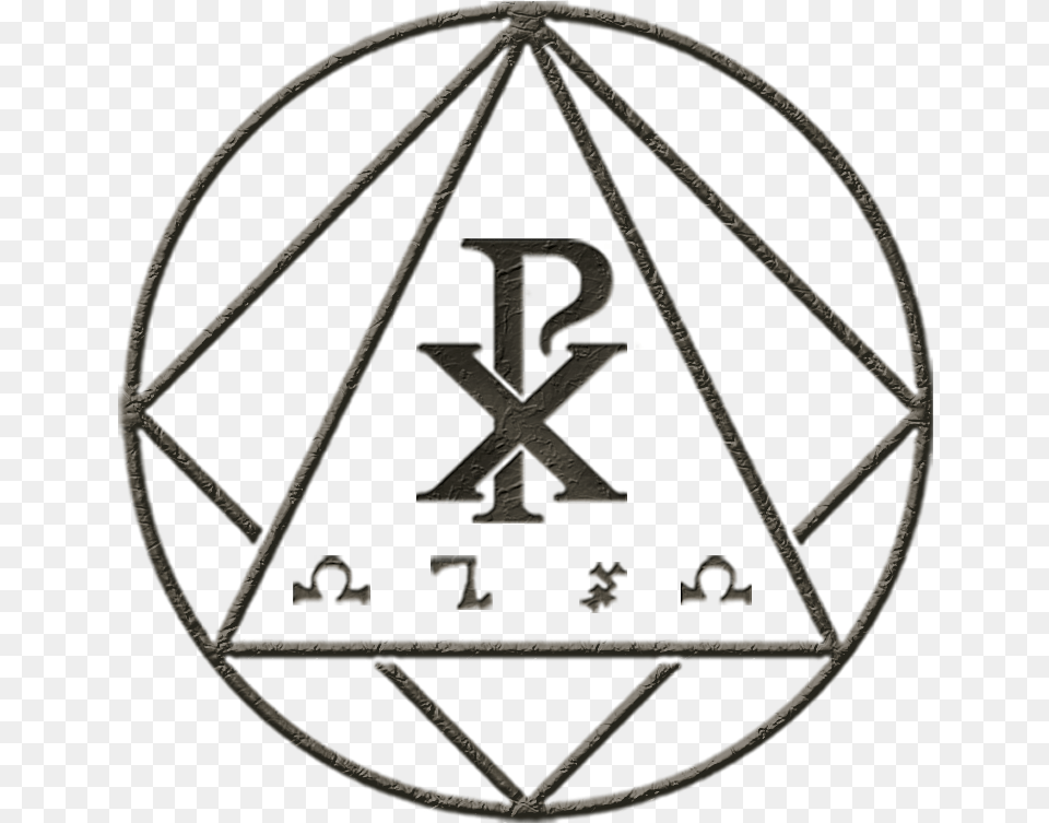 The First Deacon Was In Fact The First Deacon Of The Chi Rho Symbol, Badge, Logo, Machine, Wheel Free Png Download