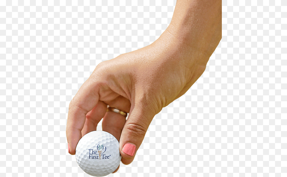 The First Tee Golf Ball Pitch And Putt, Golf Ball, Sport, Person, Body Part Free Transparent Png