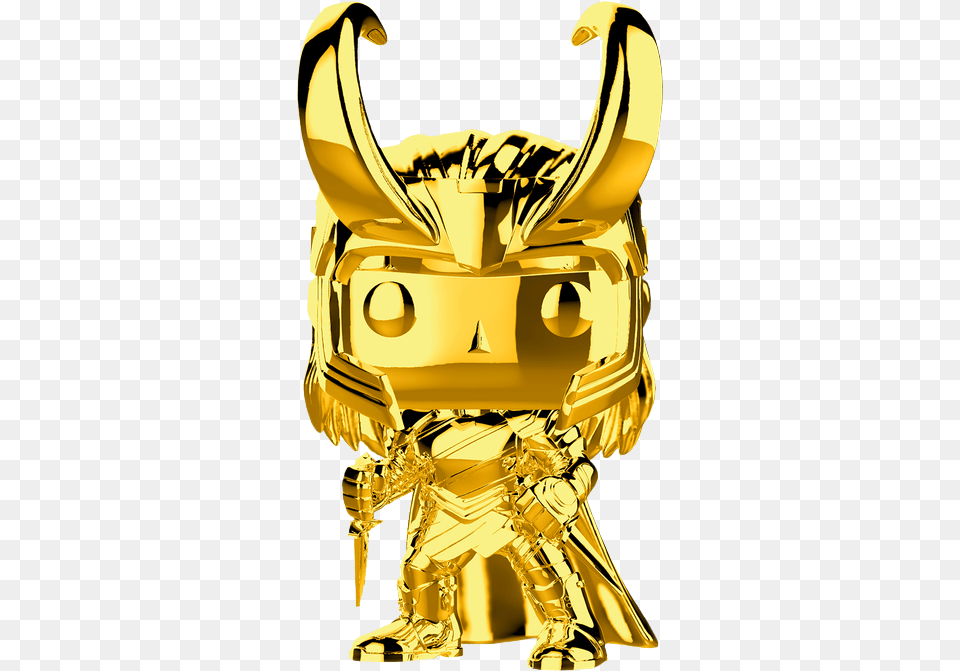 The First Ten Years Funko Pop Loki Gold, Treasure, E-scooter, Transportation, Vehicle Free Transparent Png