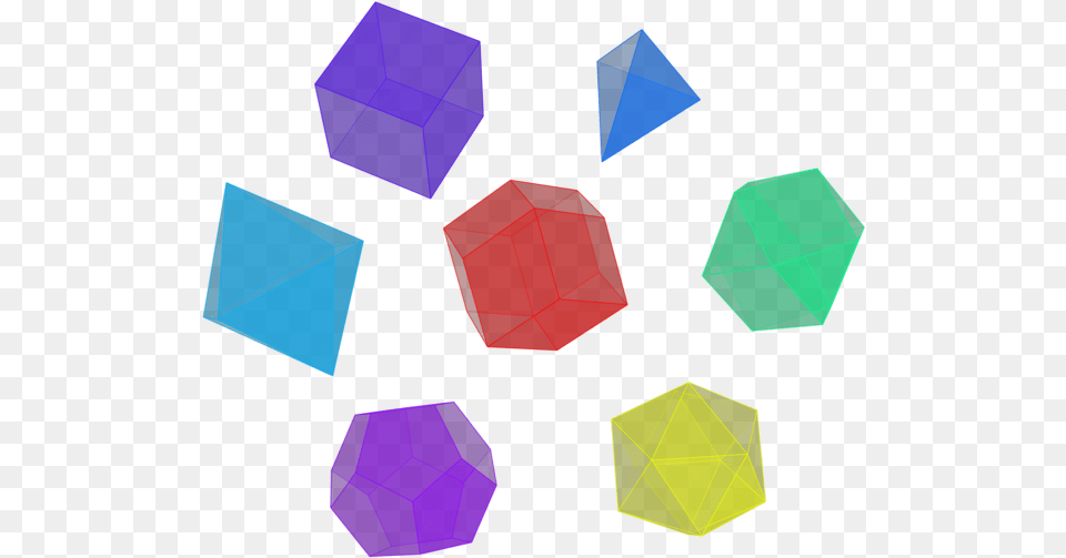 The Five Platonic Solids Plus A Cuboctahedron And, Paper, Accessories, Gemstone, Jewelry Free Transparent Png