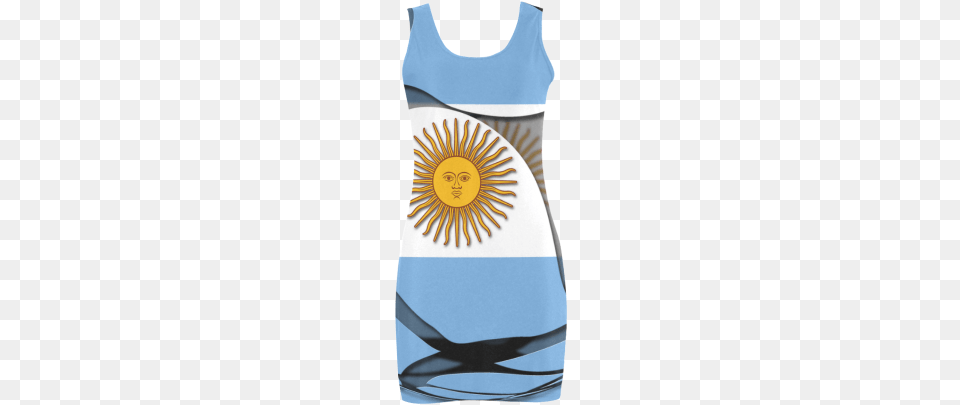 The Flag Of Argentina Medea Vest Dress Active Tank, Clothing, Tank Top, Person Free Png Download