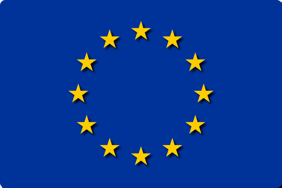 The Flag Of European Union Clipart, Star Symbol, Symbol, Nature, Night Png Image