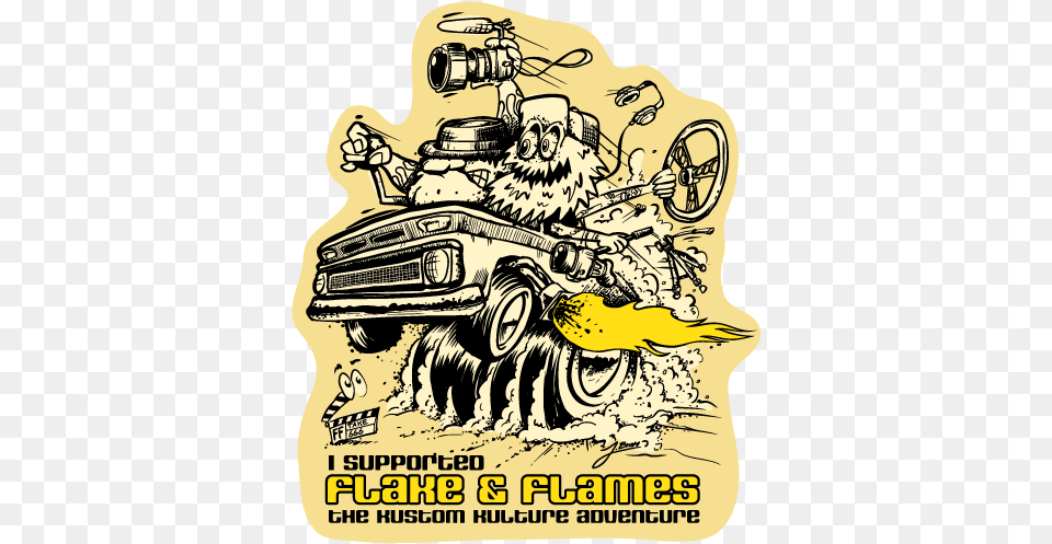 The Flake Flames Support Sticker Illustration, Advertisement, Poster, Grass, Plant Png