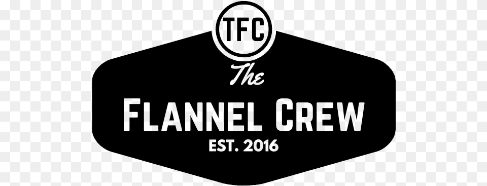 The Flannel Crew Sign, Text Png Image