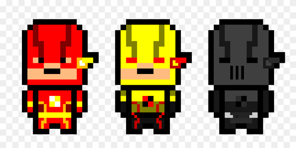 The Flash And Reverse Flash And Zoom Pixel Art Maker, Scoreboard Free Transparent Png