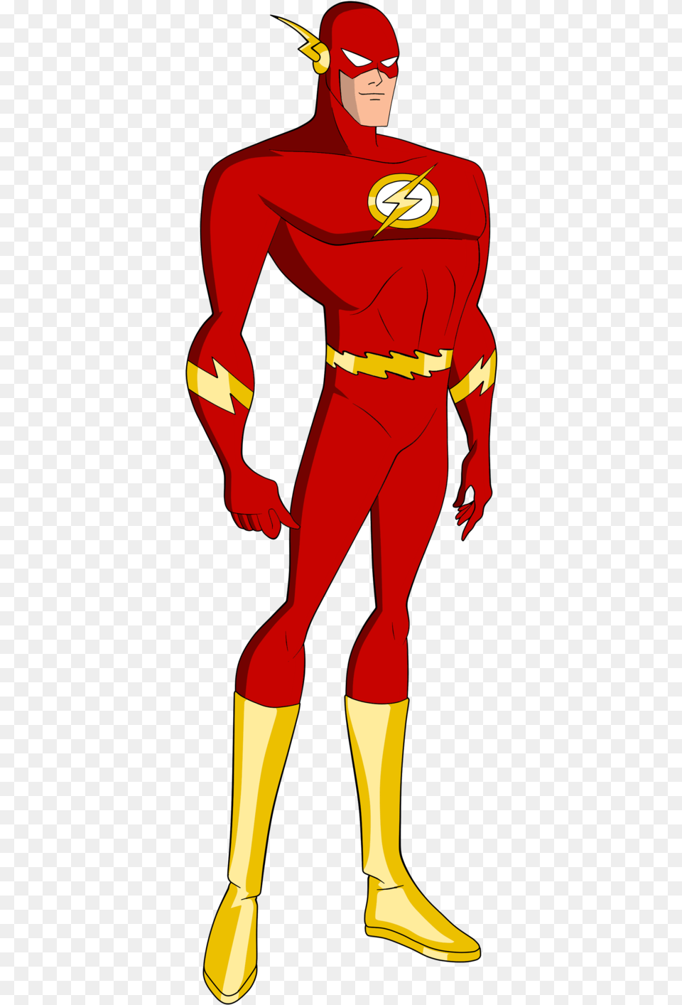 The Flash Bruce Timm Style New Look Bruce Timm The Flash, Person, Clothing, Costume, Adult Png