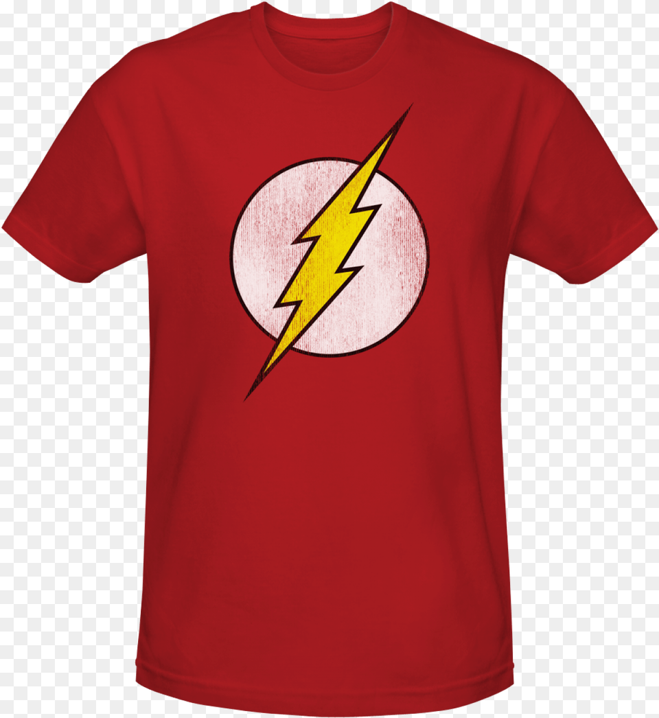 The Flash Distressed Logo T Washington Nationals And Washington Wizards, Clothing, T-shirt Free Transparent Png