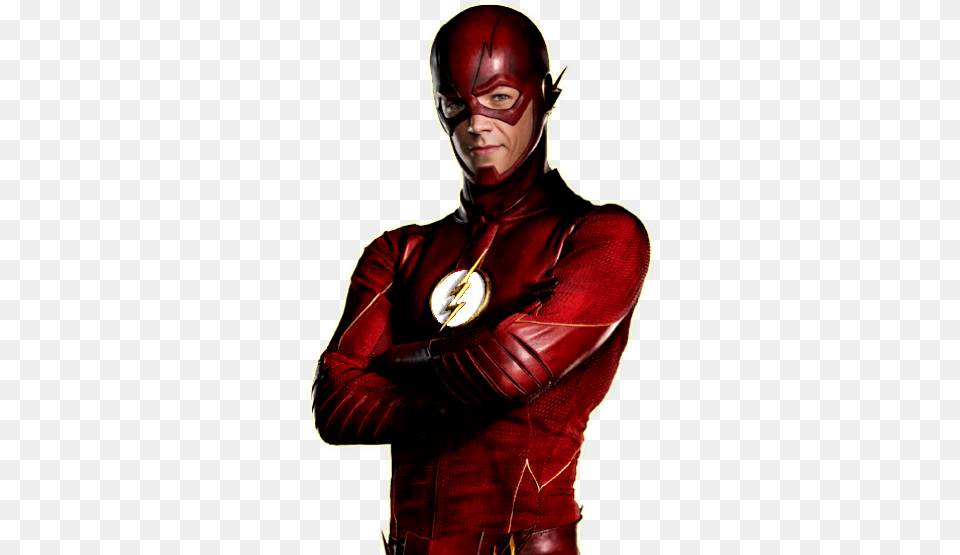 The Flash Download The Flash Transparent Flash Cosplay Costume Barry Allen Suit, Clothing, Coat, Jacket, Adult Png