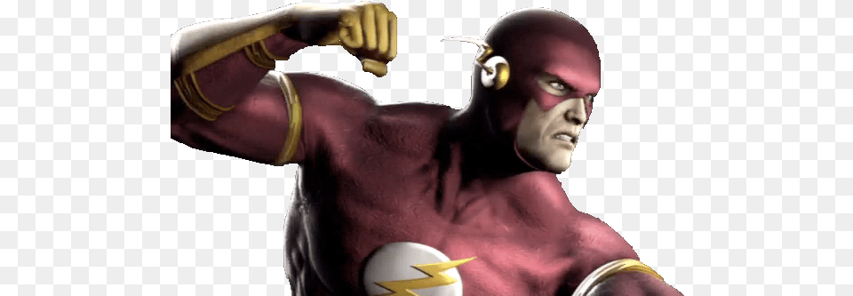 The Flash Mortal Kombat Vs Dc Universe, Adult, Male, Man, Person Free Png