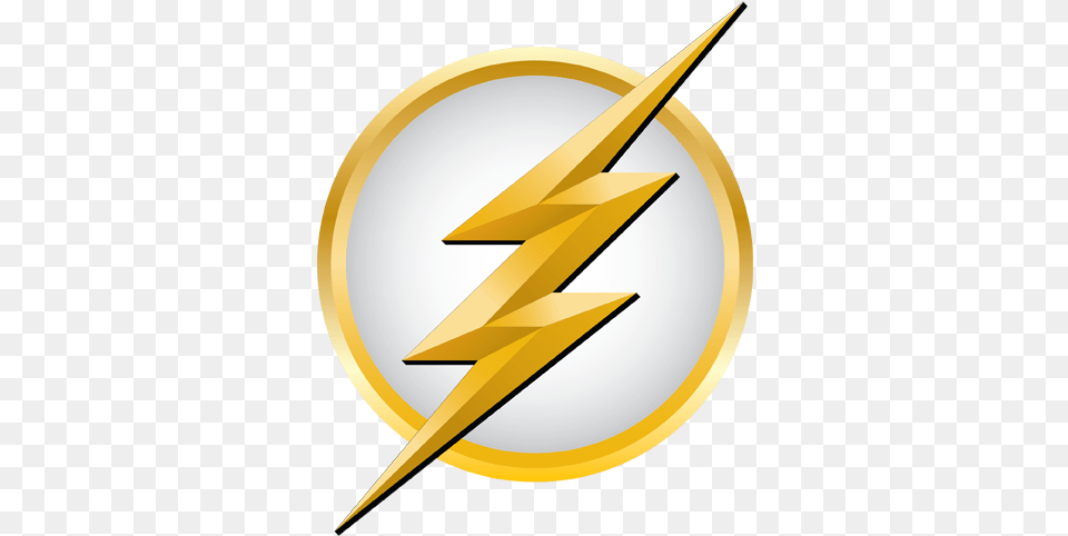 The Flash New Logo Youth T Flash Logo, Gold Png Image