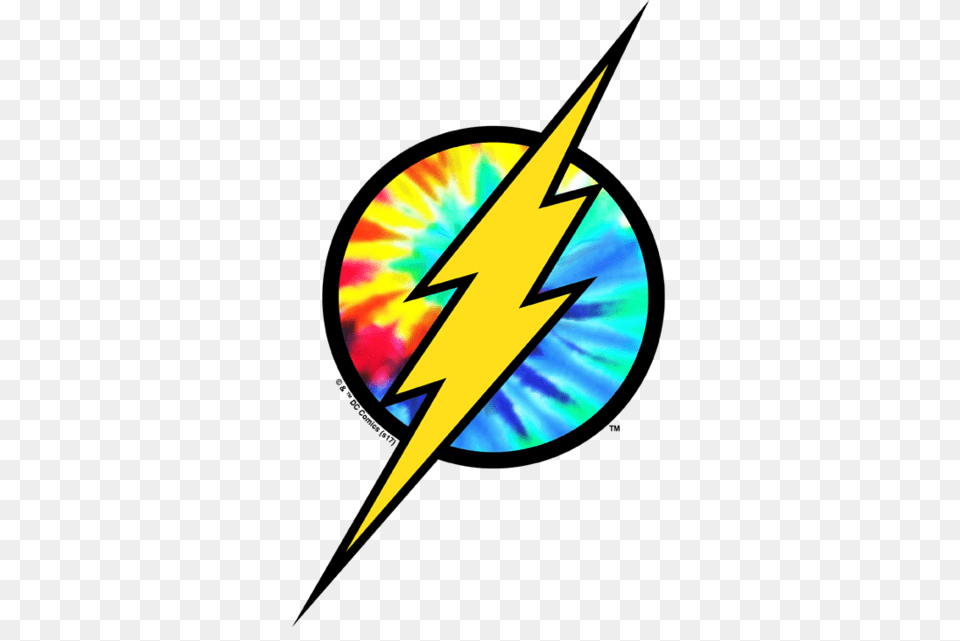 The Flash Tie Dye Flash Logo Mens Tank Png Image