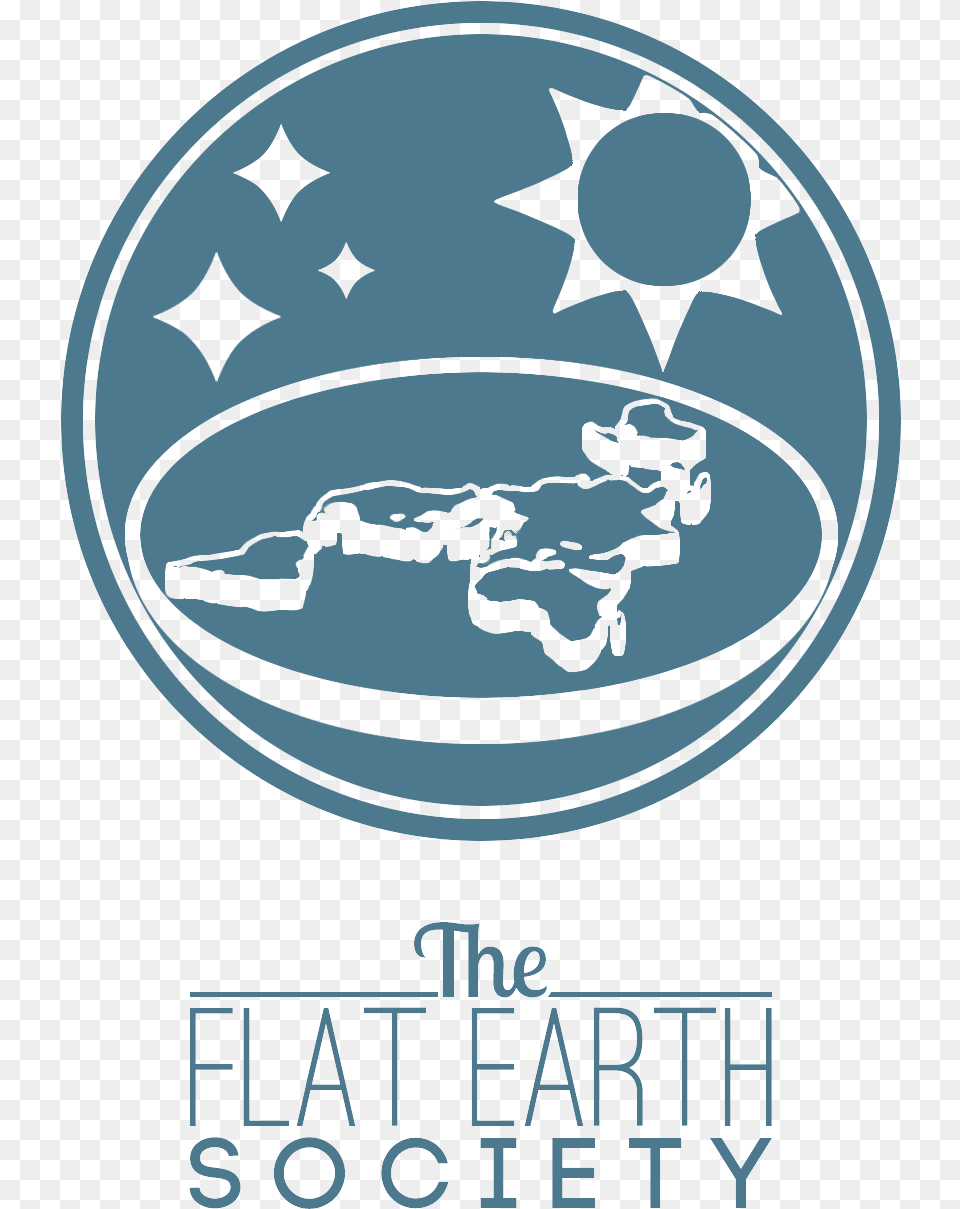 The Flat Earth Wiki Flat Earth Society Shirt, Logo, Symbol, Person, Face Free Png