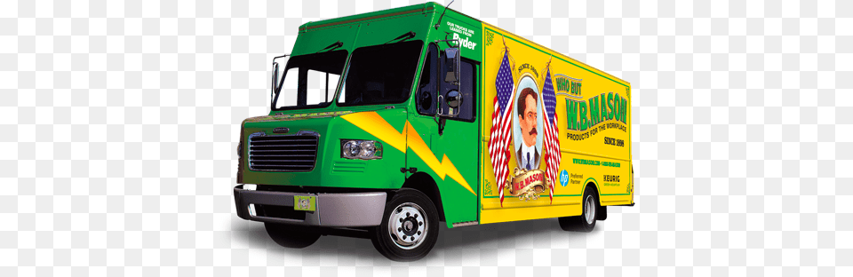 The Fleet Goes Green Wb Mason Electric Truck, Moving Van, Transportation, Van, Vehicle Free Transparent Png