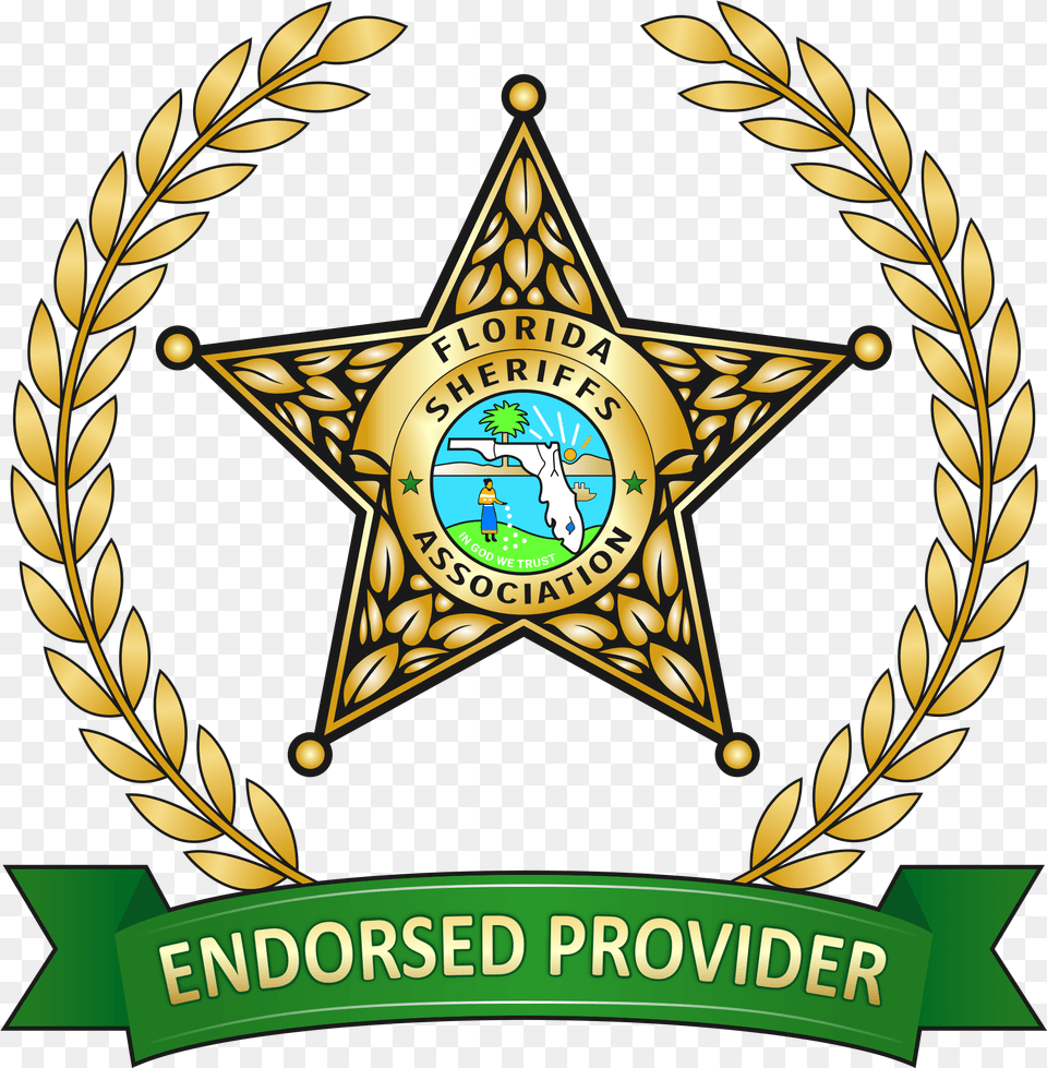 The Florida Sheriffs Association Florida Sheriffs Association, Badge, Logo, Symbol, Chandelier Png