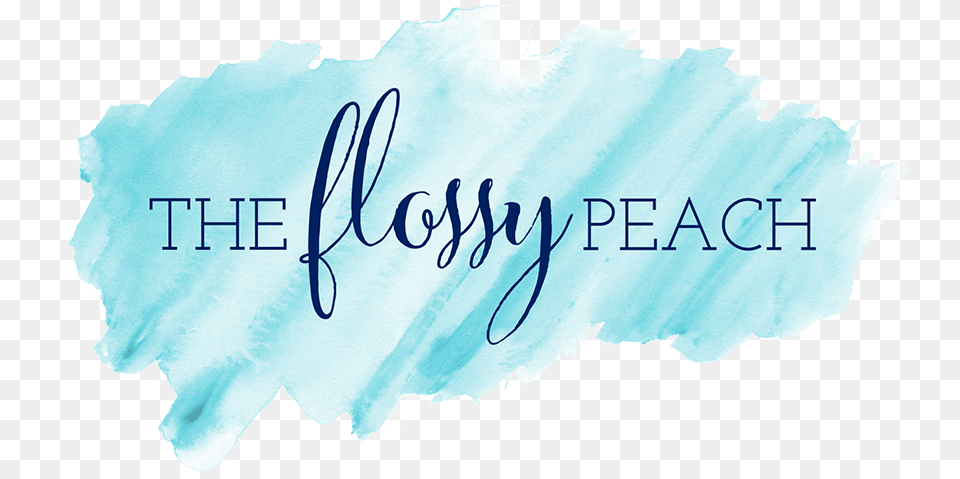 The Flossy Peach Watercolor Header Graphic Design, Ice, Outdoors, Nature, Wedding Free Png
