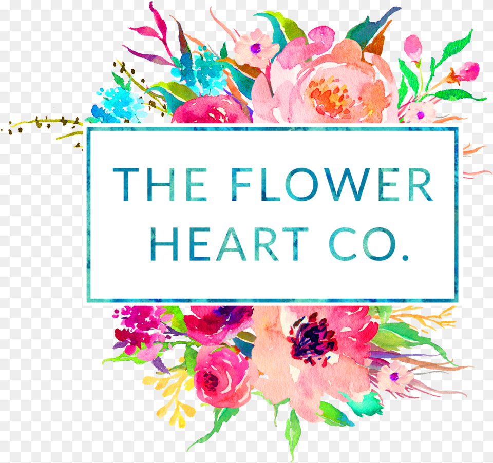 The Flower Heart Co Wedding Watercolor Flower, Art, Floral Design, Graphics, Pattern Free Png