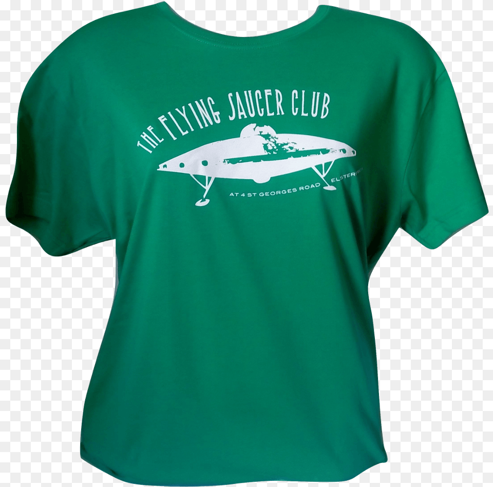 The Flying Saucer Club Has A New Dining Experience Tagg Active Shirt, Clothing, T-shirt Free Png Download