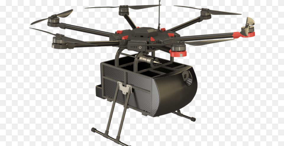 The Flytrex M600 Delivery Drone Transparent Background, Aircraft, Helicopter, Transportation, Vehicle Png