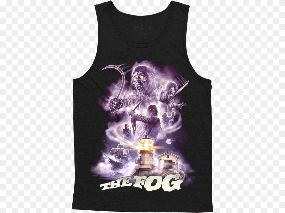 The Fog Tanktop Fog Shirt, Clothing, T-shirt, Tank Top, Person Free Png