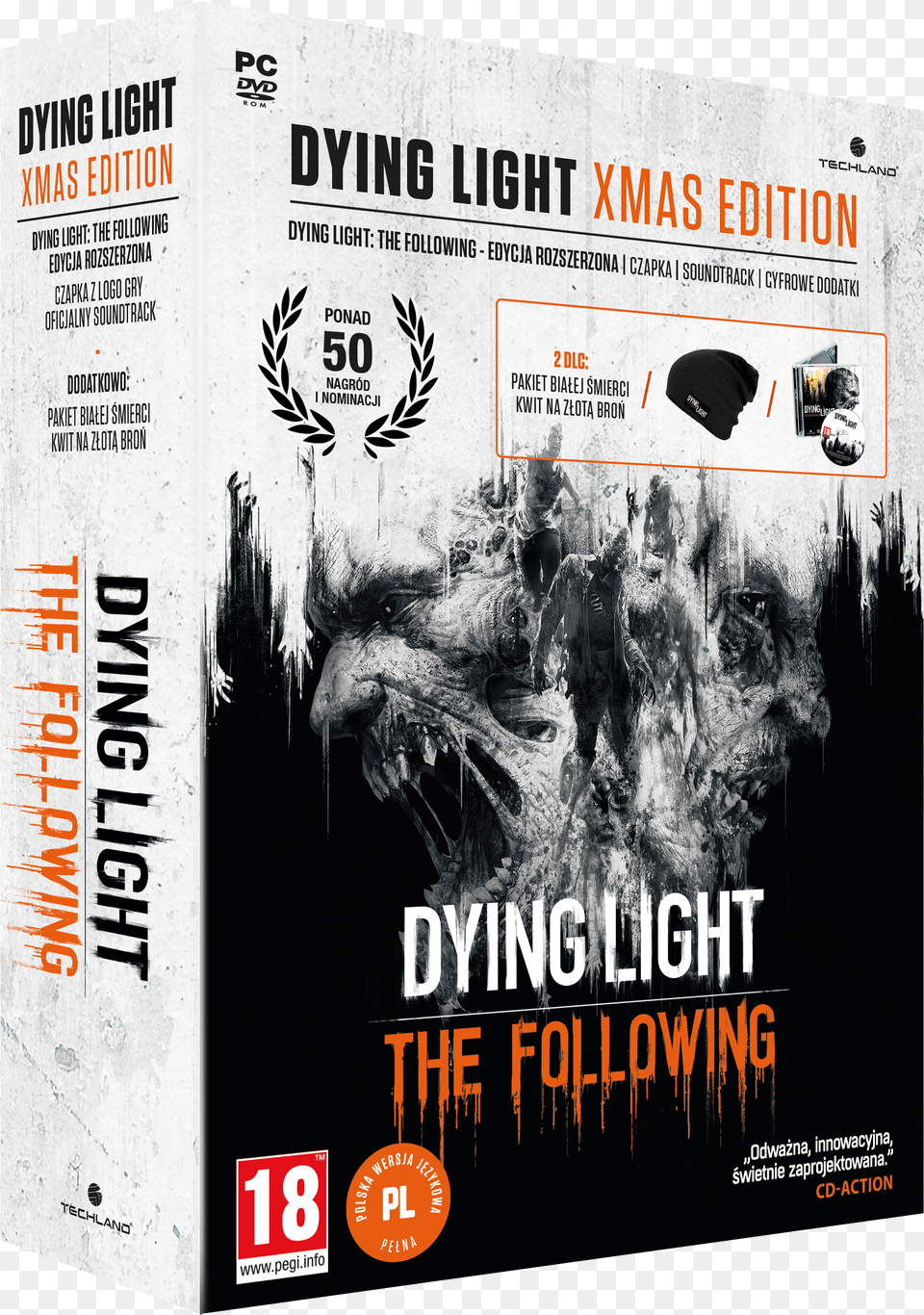 The Following Enhanced Edition Steam Cd Dying Light The Following Cover, Advertisement, Poster, Text, Adult Free Png Download