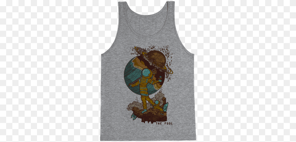 The Fool In Space Go The Distance Shirt, Clothing, Tank Top Png Image