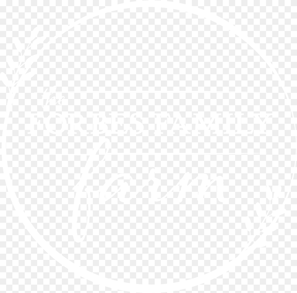 The Forbes Family Farm Calligraphy, Text, Disk Png