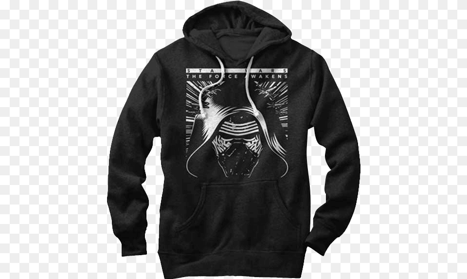 The Force Awakens Kylo Ren Hoodie Hoodie, Clothing, Knitwear, Sweater, Sweatshirt Free Transparent Png