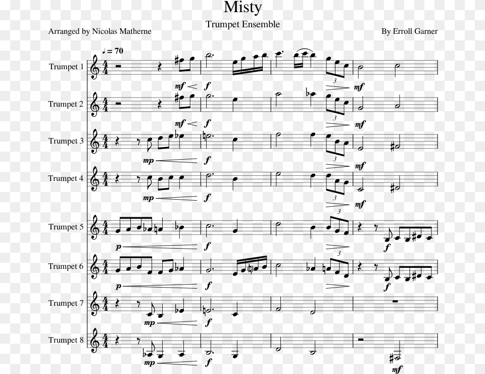 The Force Awakens Sheet Music, Gray Png