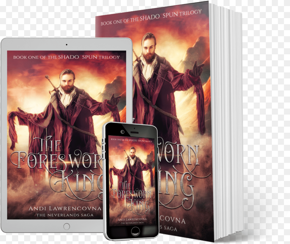 The Foresworn King Mobile Phone, Publication, Book, Person, Man Free Png