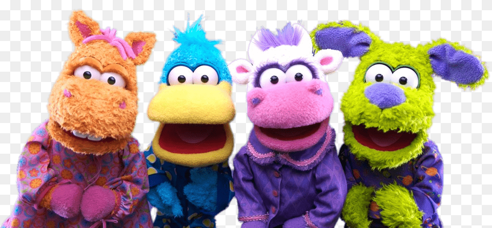 The Four Pajanimals, Plush, Toy, Purple Free Png Download