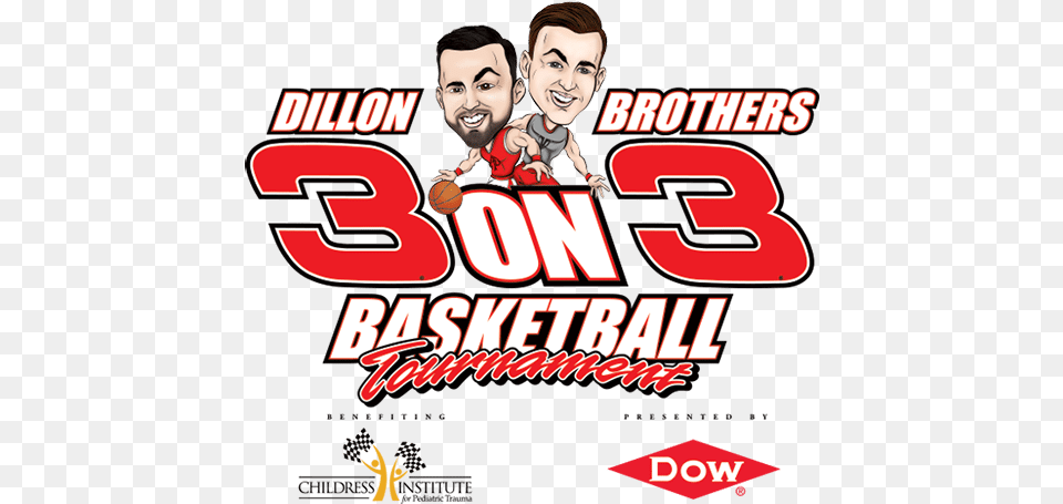 The Fourth Annual Dillon Brothers 3 On 3 Charity Basketball Poster, Advertisement, Adult, Person, Female Png Image