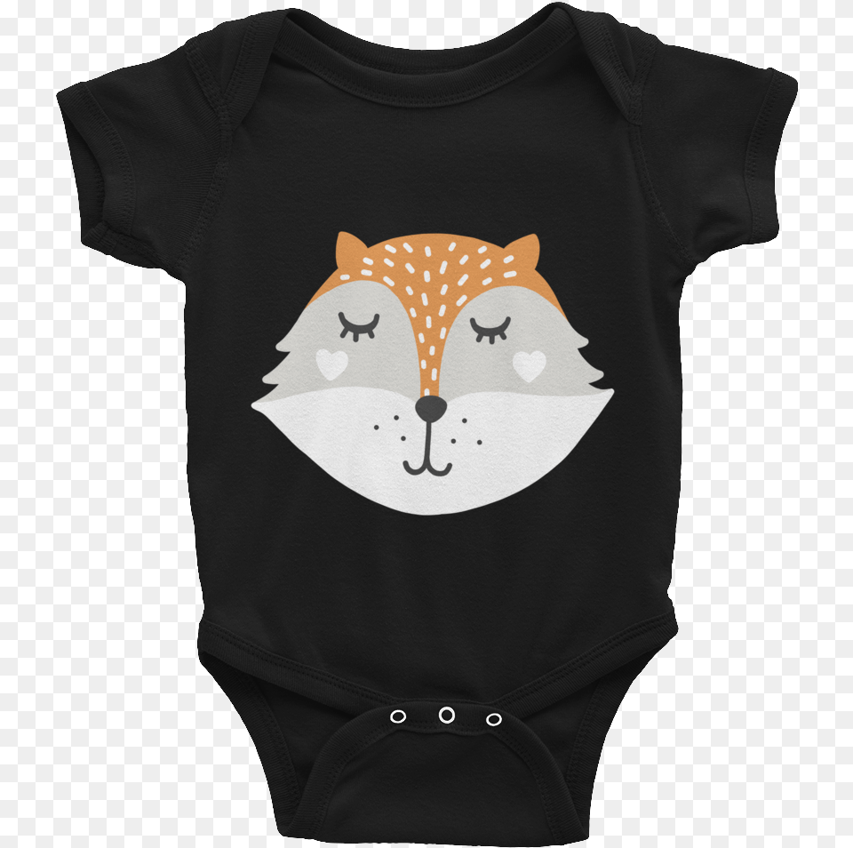 The Fox Baby Bodysuit Infant Bodysuit, T-shirt, Clothing, Applique, Pattern Png Image