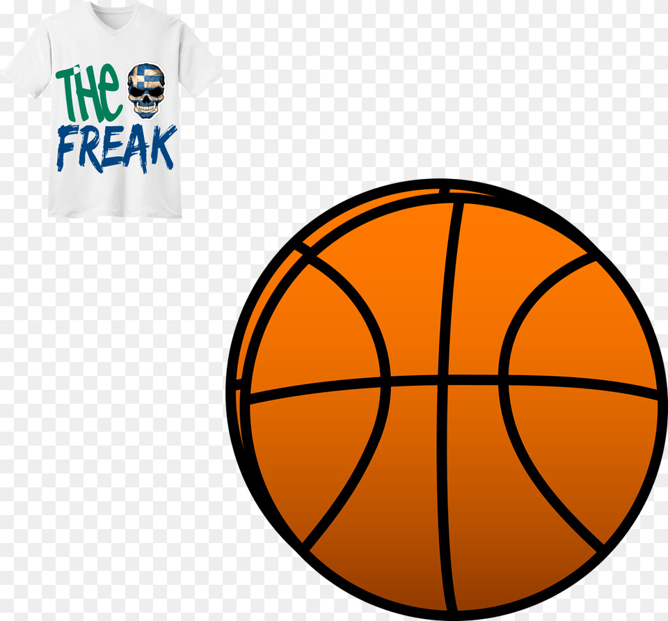 The Freak Giannis Antetokounmpo Basketball Printable, Clothing, T-shirt Free Transparent Png