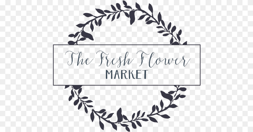 The Fresh Flower Market Calligraphy, Leaf, Plant, Art, Graphics Free Transparent Png
