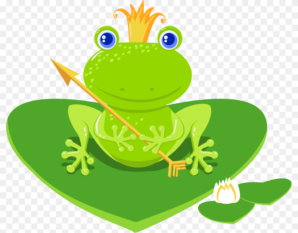 The Frog Princess Clip Art Frog Princess, Green, Amphibian, Animal, Wildlife Free Png