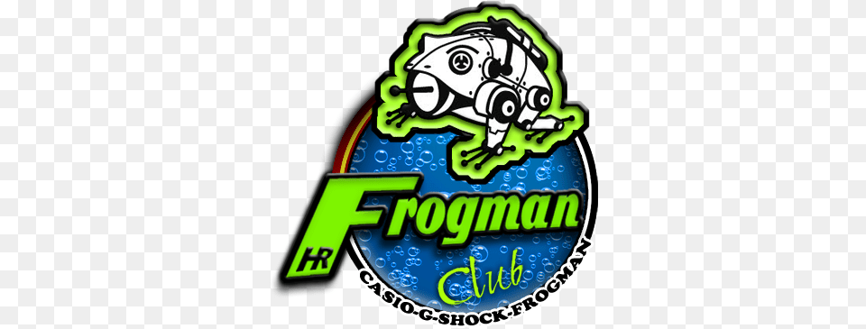 The Frogman Club Born In Spain Underwater Bubbles, Logo, Dynamite, Weapon Free Png Download
