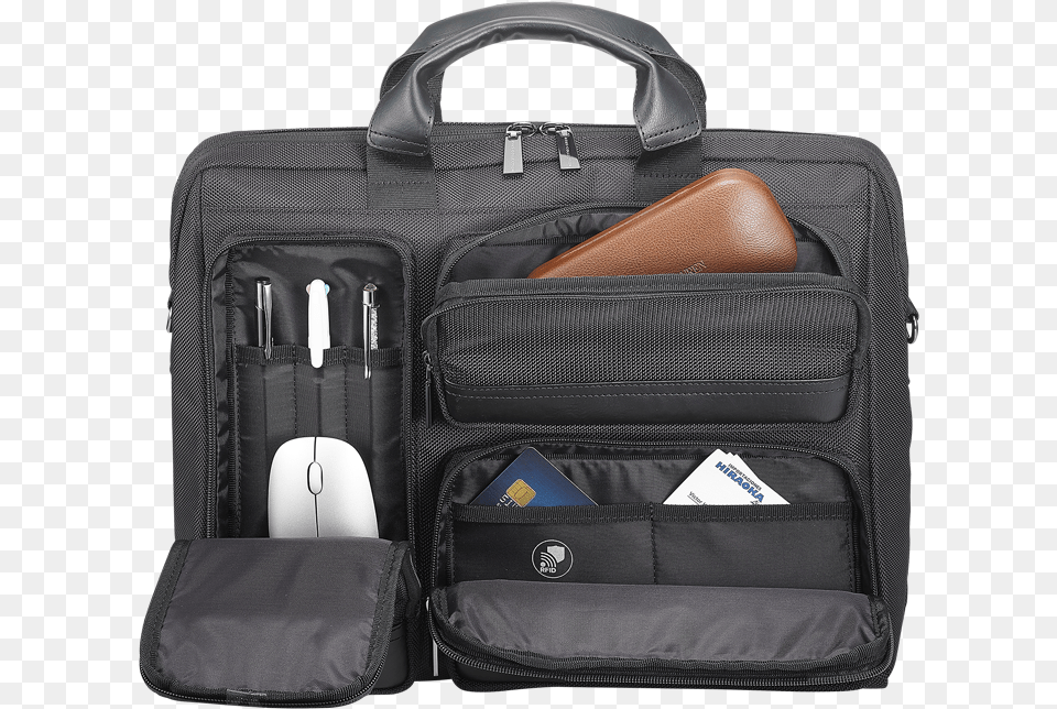 The Front Of The Bag Has Three Additional Compartments Asus Artemis Carry Bag, Briefcase, First Aid, Accessories, Handbag Free Transparent Png