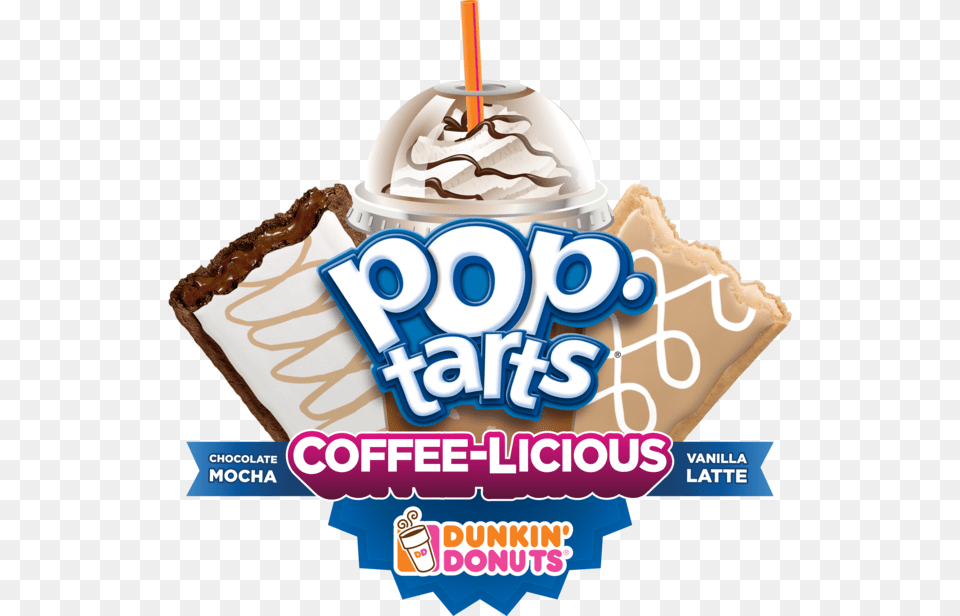 The Frozen Food Section Has Some Of Your Healthiest Pop Tarts Coffee Licious, Cream, Dessert, Ice Cream, Birthday Cake Png
