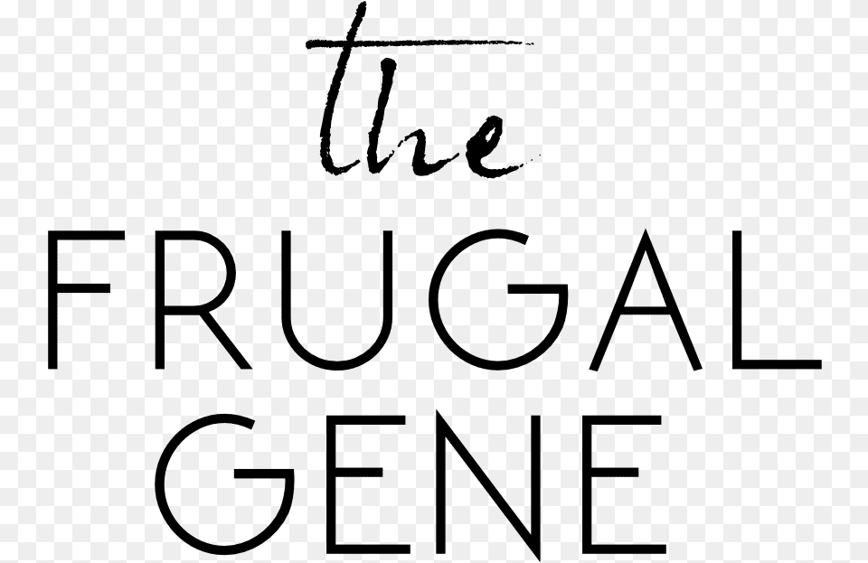 The Frugal Gene Calligraphy, Gray Free Transparent Png