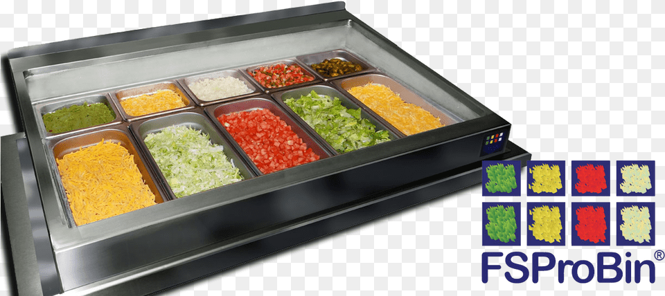 The Fsprobin Is An Approved Produce Bin Retrofit For Taco Bell Food Line, Appliance, Refrigerator, Device, Electrical Device Png Image