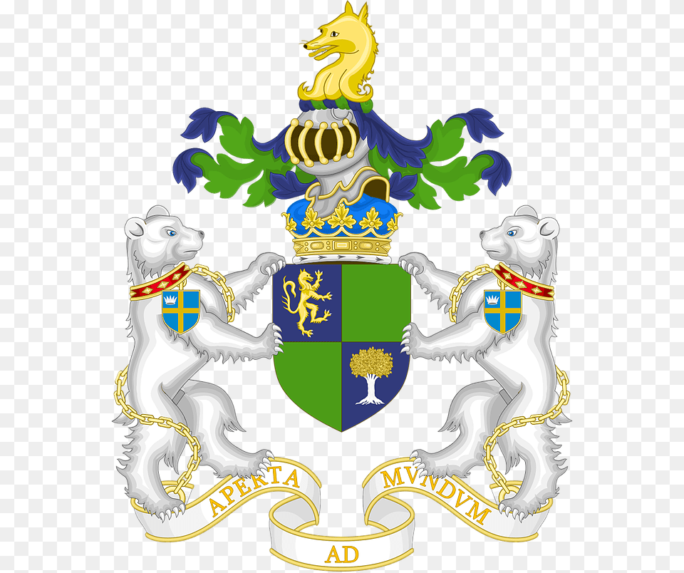 The Full Arms Of The Duke Of The Fox Grove Crest, Emblem, Symbol, Armor Free Png