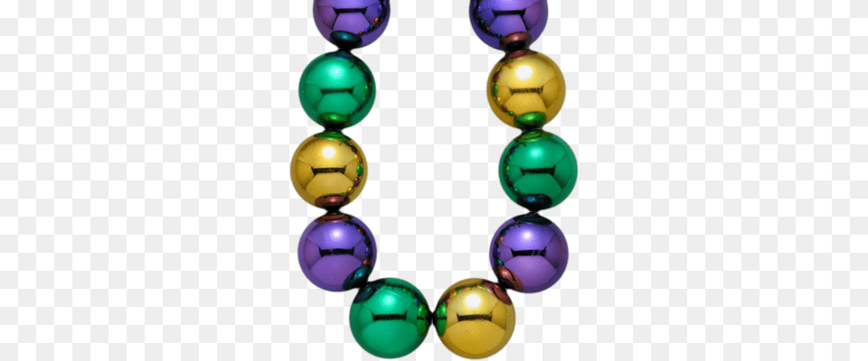 The Fun Of Mardi Gras Usually Stops When You Get Home Transparent Mardi Gras Beads, Accessories, Soccer Ball, Soccer, Sport Free Png Download